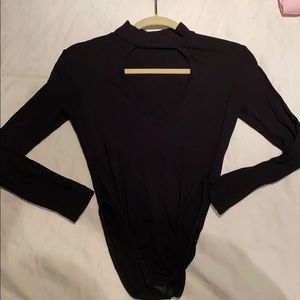 Missguided keyhole long sleeved bodysuit